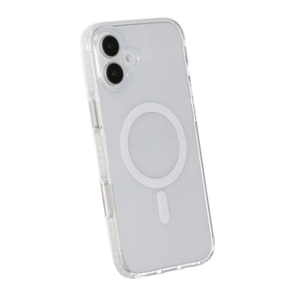iPhone 16 Plus Mobilskal Magnet Dubbelskydd - Vit Vit