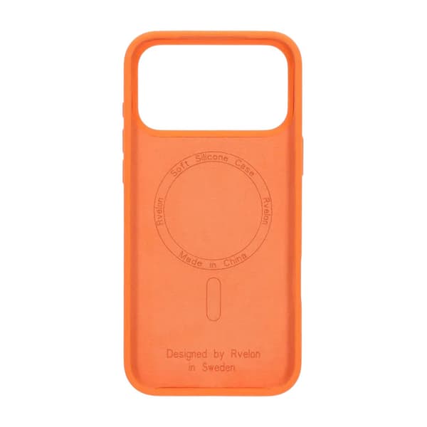iPhone 17 Pro Case - Silicone With Magsafe Rvelon Cosmic Orange Orange