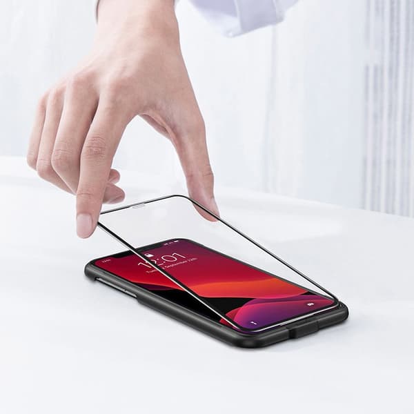 Screen protector iPhone 11 and iPhone XR - 3D Tempered Glass bulk Transparent