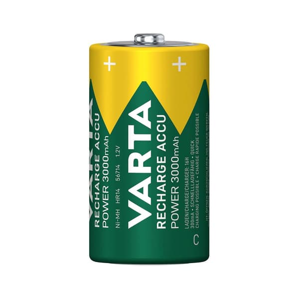 Varta C Batteri 3000mAh BLI2 C batteri (uppladdningsbart) 1.2...