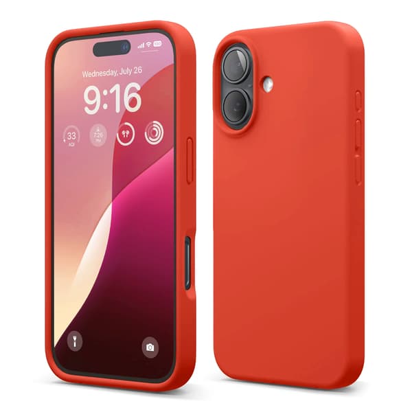 iPhone 16 Silicone Case Rvelon - Red