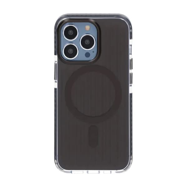 Patterned TPU Case for iPhone 13 Pro with MagSafe - Black Svart