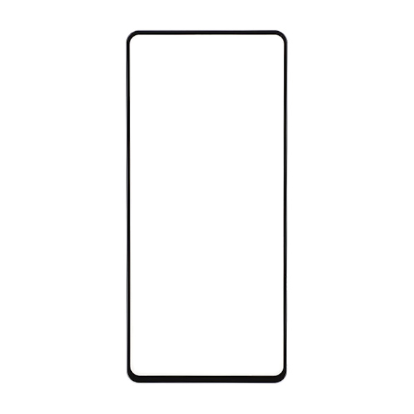 Screen Protector Galaxy A71/A72 - 3D Tempered Glass Black (bulk) Svart