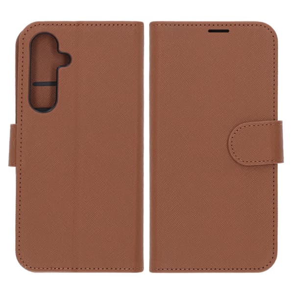 Samsung Galaxy S24 FE Wallet Case with Stand - Brown Brun