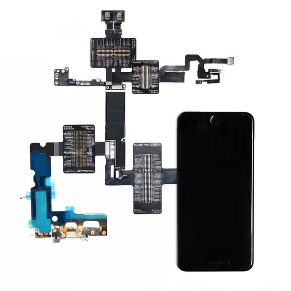 iBridge PCBA Testkabel iPhone 8 Fram/Bak-kamera/Laddkontakt/S...