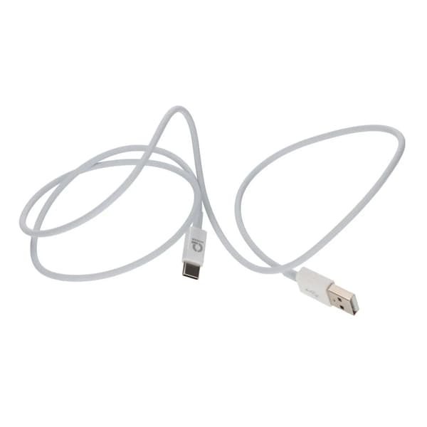 USB A till USB C Laddare 18W 1M - Vit Vit