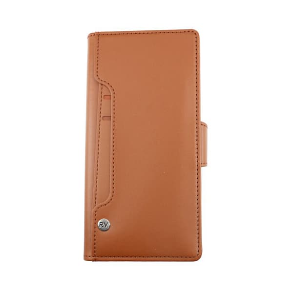 RV Wallet Case Extra Card - Galaxy S22 Ultra - Golden Brown Brun