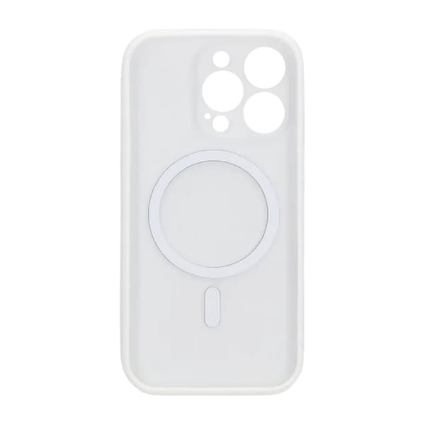 Slimmat MagSafe-skal med kameraskydd för iPhone 16 Pro - Vit Vit