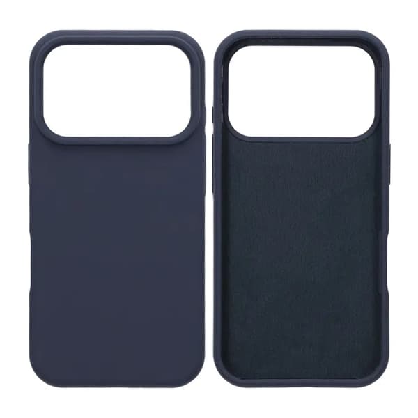 Mobilskal Mjukt Silikon för iPhone 17 Pro - Mörkblå Midnight Blue
