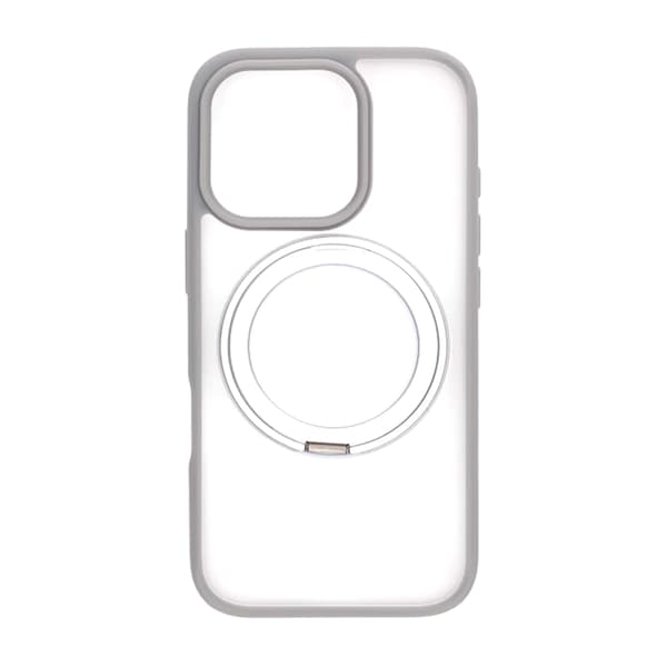 iPhone 16 Pro Mobilskal med Magsafe Stativ - Grå Grå