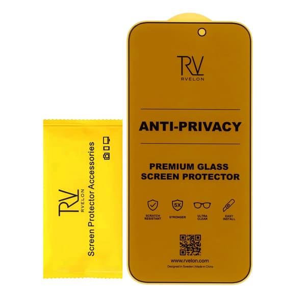Screen Protector for iPhone 17 Pro Max – Full Cover Privacy Tempered Glass Rv packing no instlation frame
