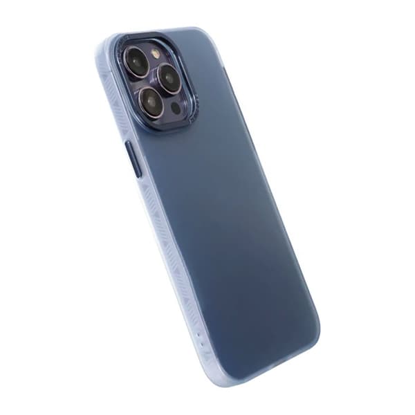 iPhone 14 Pro Max Case - Frosted Blue Blå