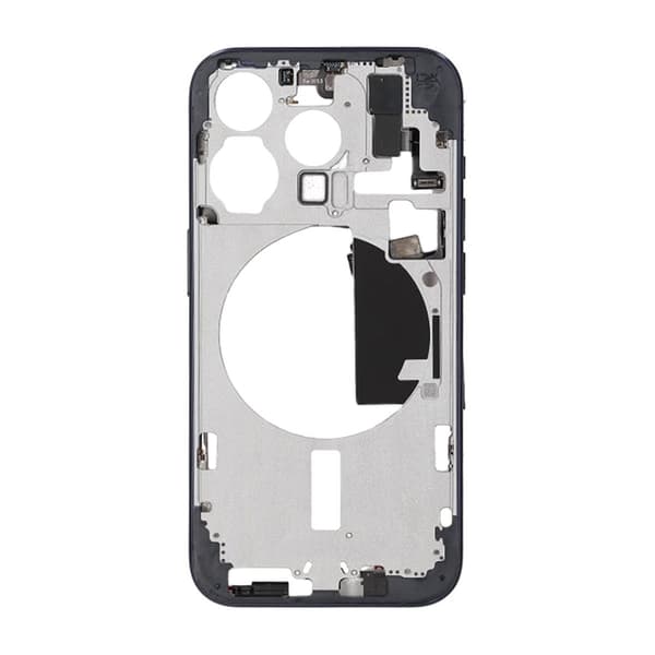iPhone 15 Pro Mittenram med smådelar OEM - Titanblå