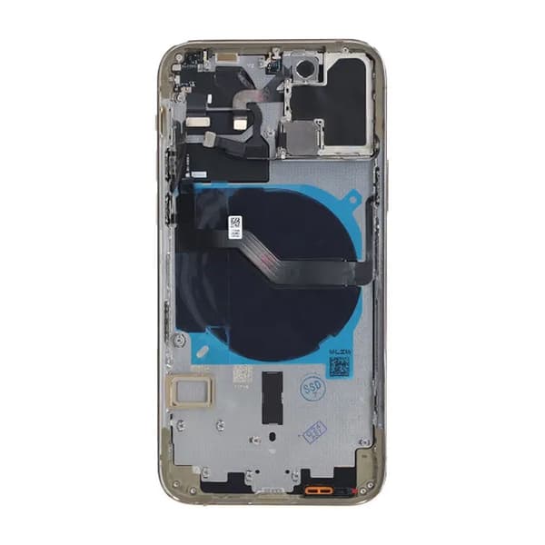 iPhone 12 Pro Baksida med Komplett Ram OEM - Guld Guld