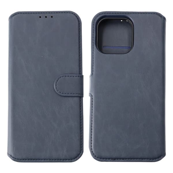 iPhone 15 Pro Max Wallet Case Magnet Rvelon - Blue Blå