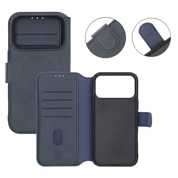 RV Wallet Case iPhone 17 Pro Max Abssy Blue Blå