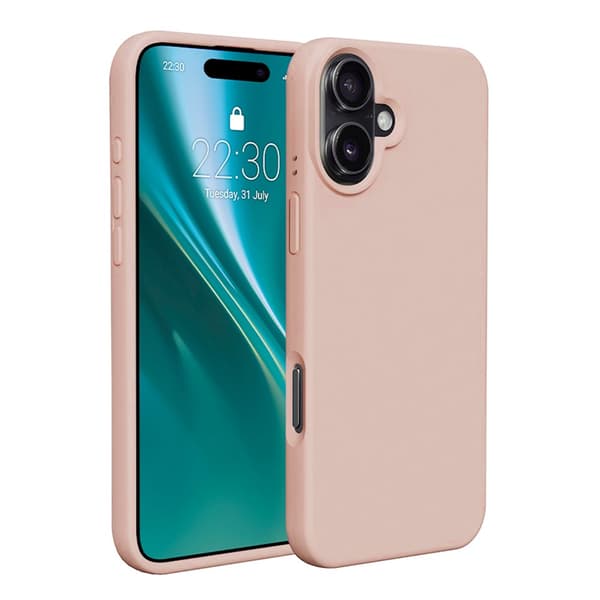 iPhone 16 Silicone Case - Pink Rosa