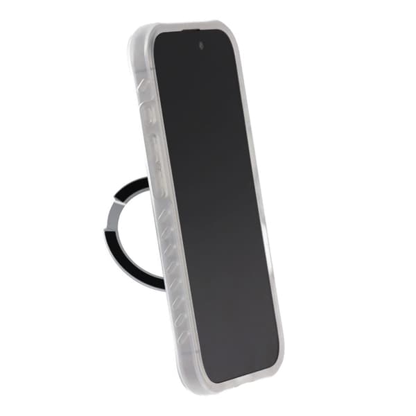 Armor Matte Frosted Magnetic Case with 360° Rotatable Kickstand - iPhone 16 Pro Max White