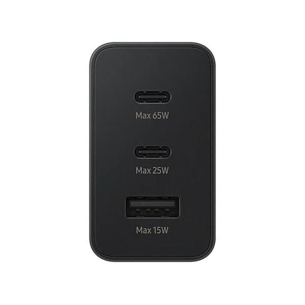 Samsung Trio Laddare 65W 2xUSB-C 1xUSB-A - Svart Svart