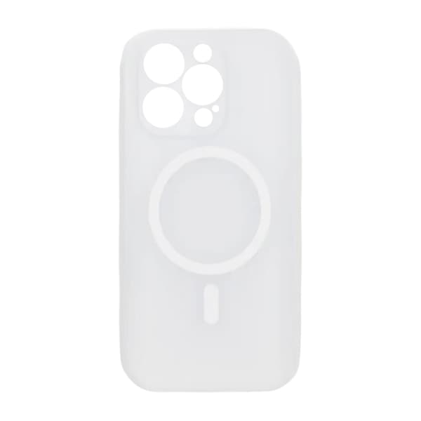 Slimmat MagSafe-skal med kameraskydd för iPhone 16 Pro Max - Vit Vit