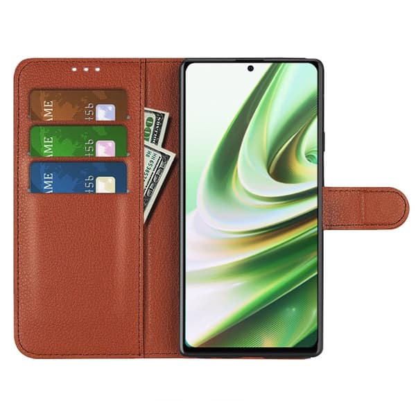 Xiaomi 12 Lite Plånboksfodral med Stativ - Brun Brun