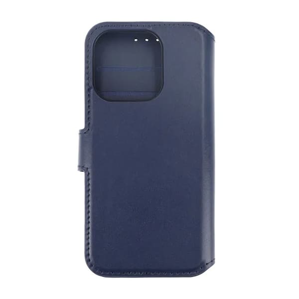 iPhone 15 Pro Max Plånboksfodral Läder Rvelon - Blå Blå