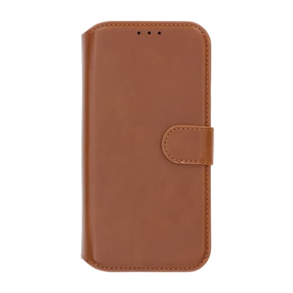 Rvelon Wallet Case Magnet for iPhone 17 Pro - Brown Brun