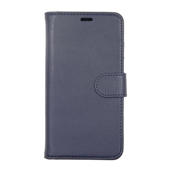 Wallet Case Magnetic Leather with Stand for iPhone X and XS - Blue Blå
