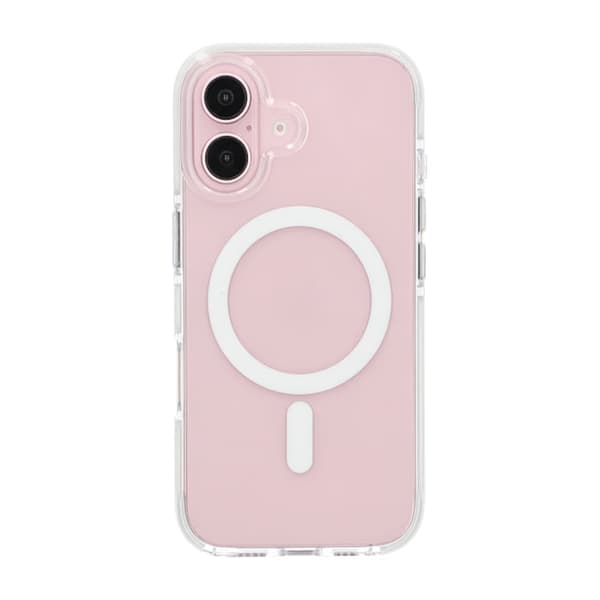 iPhone 16 Mobilskal Magnet Dubbelskydd - Vit Vit