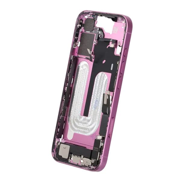 Mittenram med smådelar för iPhone 16 - Lila OEM Lila