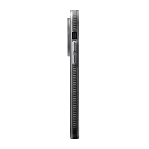 iPhone 15 Pro Mobile Case Corrugated Anti-Slip - Gray Grå