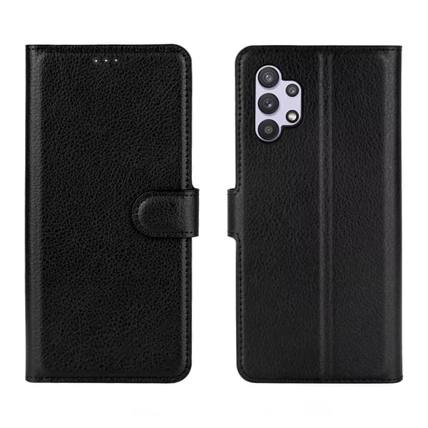 Samsung Galaxy A32 5G Wallet Case Magnet Rvelon - Black Svart