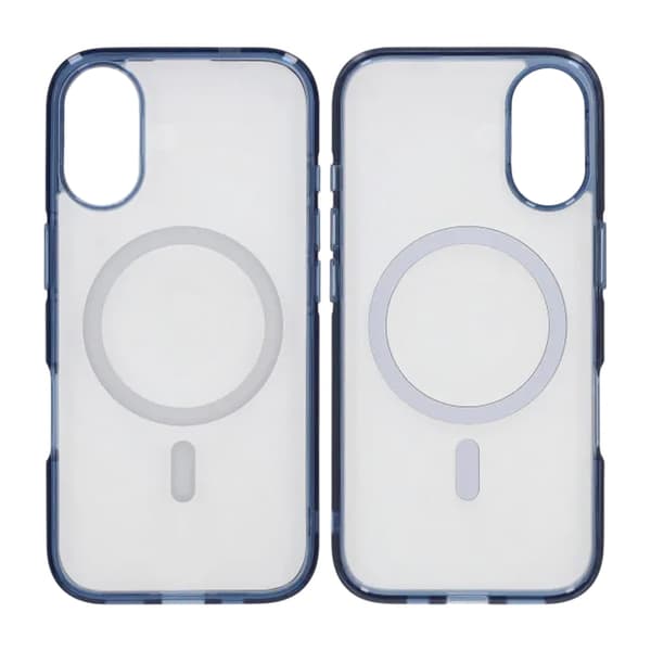 Mobilskal TPU Magsafe för iPhone 17 - Blå Transparent Transparent