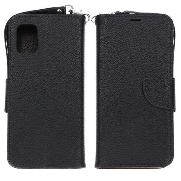 Samsung Galaxy A51 Wallet Case with Stand - Black Svart