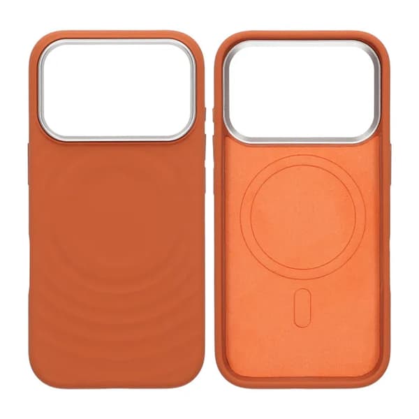 Mobilskal Silikon med Magsafe för iPhone 17 Pro - Orange Orange