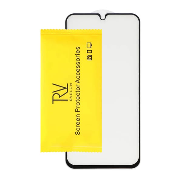 Samsung A34 5G Full Cover Tempered Glass Screen Protector Black Bulk Svart