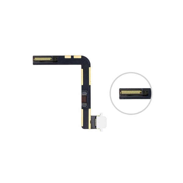 iPad 8 10.2" 2020 Laddkontakt - Vit Vit