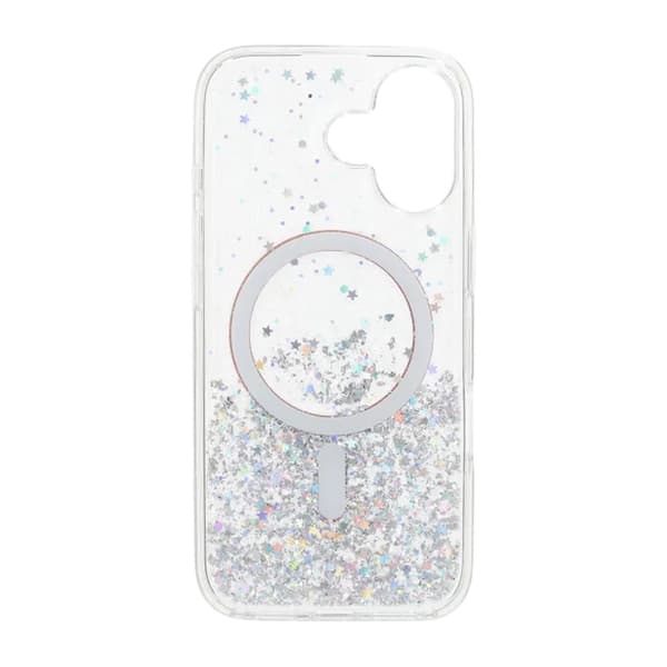 Star Diamond Classic Series MagSafe Glitter Case - iPhone 17 Orange Glitter
