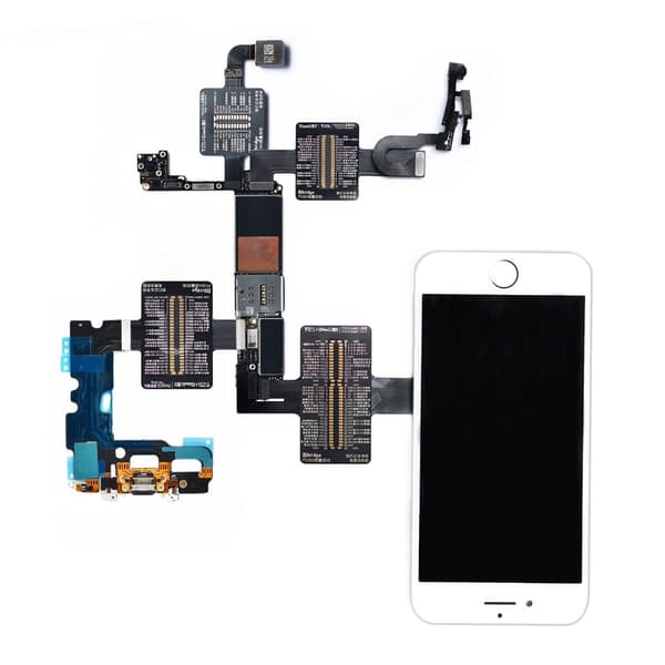 iBridge PCBA Testkabel iPhone 7 Fram/Bak-kamera/Laddkontakt/S...