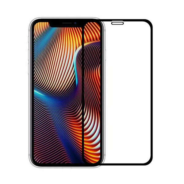 Screen Protector iPhone XR/11 - 3D Tempered Glass Svart