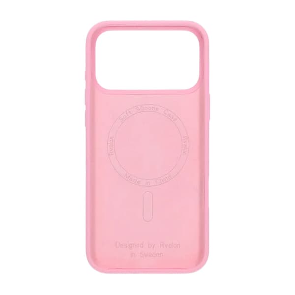 Rvelon Case Silicone MagSafe for iPhone 17 Pro Max - Pink Rosa
