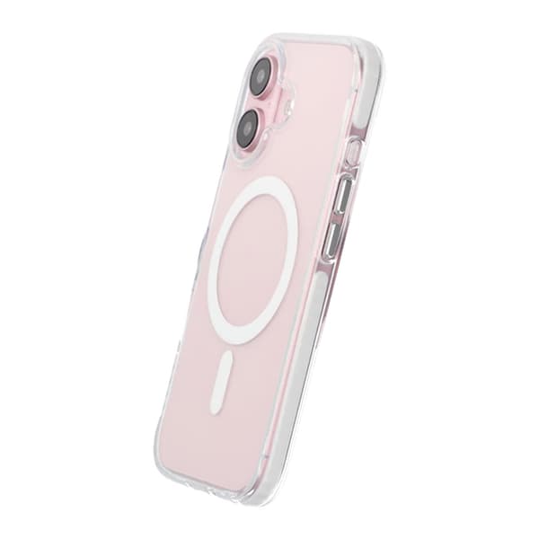 iPhone 16 Mobilskal Magnet Dubbelskydd - Vit Vit
