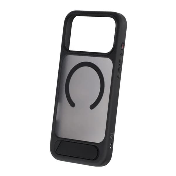 Rvelon Mobilskal med Stativ för iPhone 17 Pro Max - Svart Svart