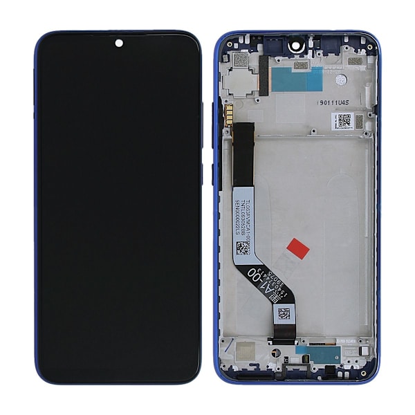 Xiaomi Redmi Note 7 Skärm med LCD Display Original - Blå Blå