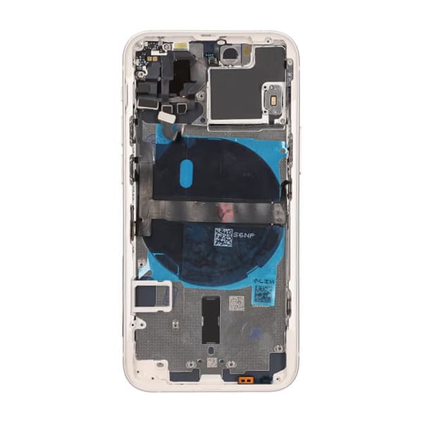 iPhone 13 Mini Baksida Komplett Med Smådelar - Vit Vit
