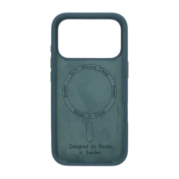 iPhone 17 Pro Case - Silicone With Magsafe With Magsafe Rvelon Green Grön
