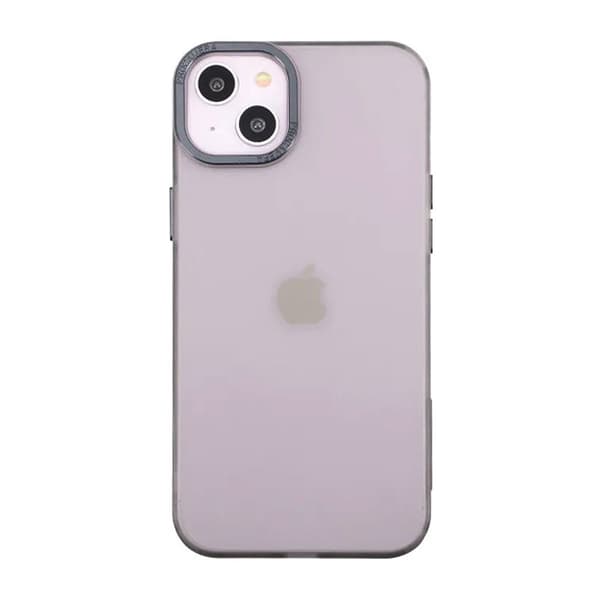 iPhone 14 Plus Mobilskal - Frostat Svart Svart