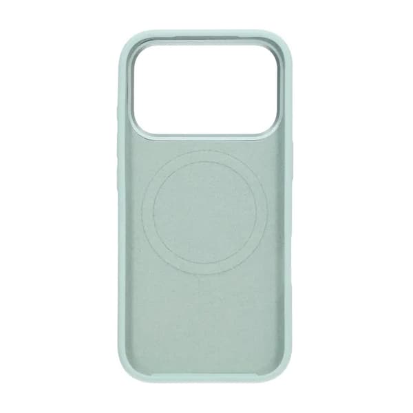 Mobile Case Silicone with Camera Metal Frame for iPhone 17 Pro - Green Grön
