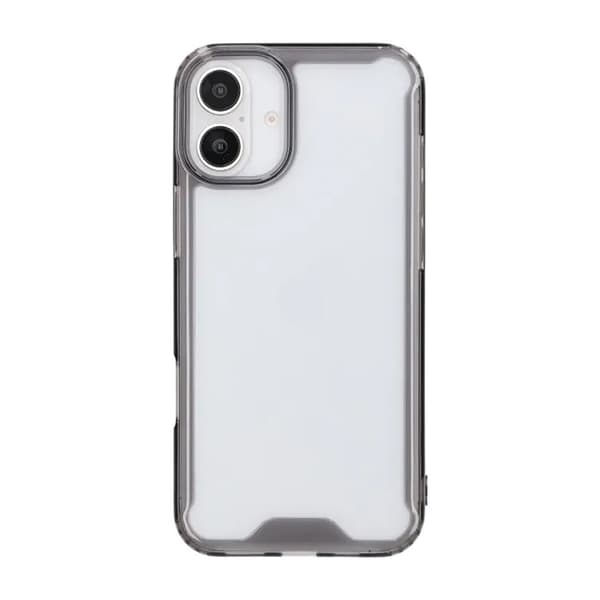 iPhone 16 Plus Shockproof Case - Black Svart