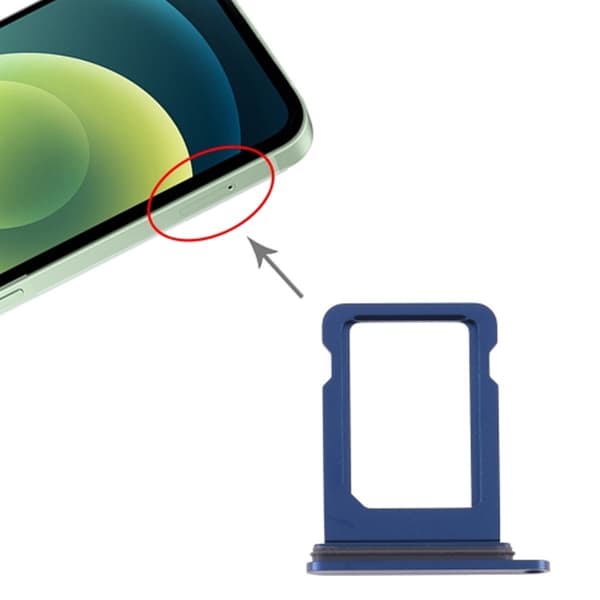 iPhone 12 Simkortshållare - Blå Blå